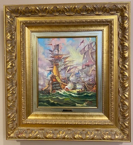 картина Морской бой